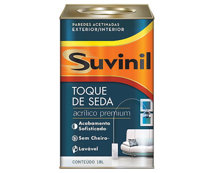 Tinta toque de seda branco suvinil.18 lts