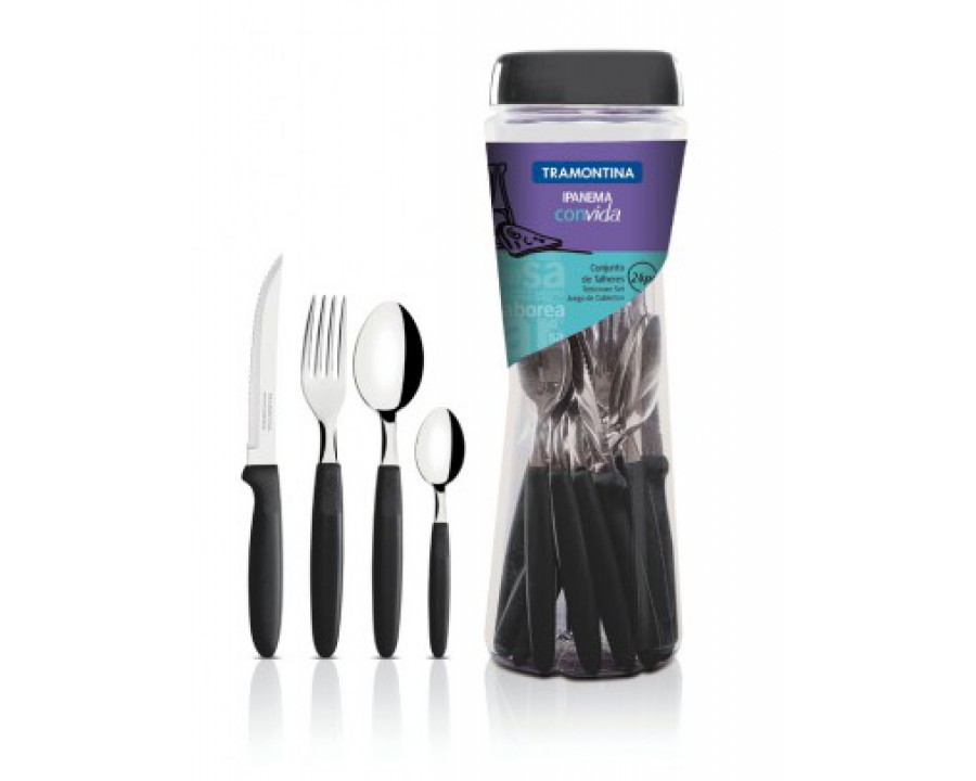 Faqueiro tramontina inox ipanema pre 24pc 23399/091