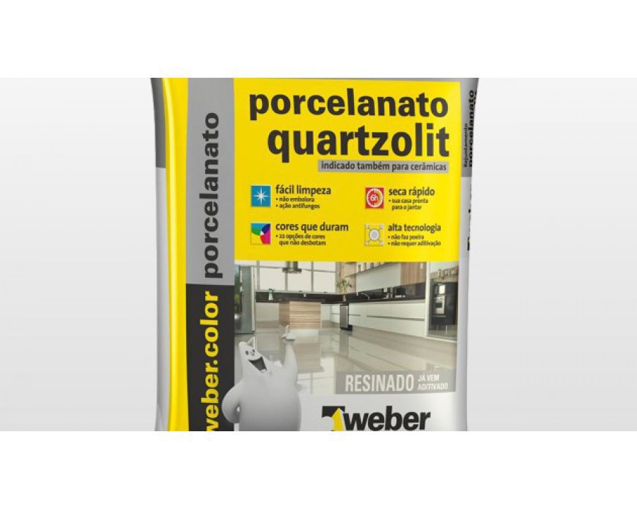 Rejunte quartzolit porcelanato pmg branco 1kg