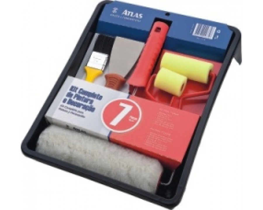 Kit atlas p/pintura 1016 7 pecas