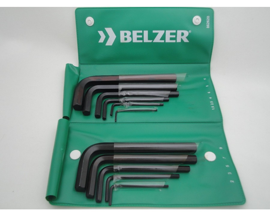 Chave allen belzer.jg.1.5 a 10,0mm 11pcs 220404br