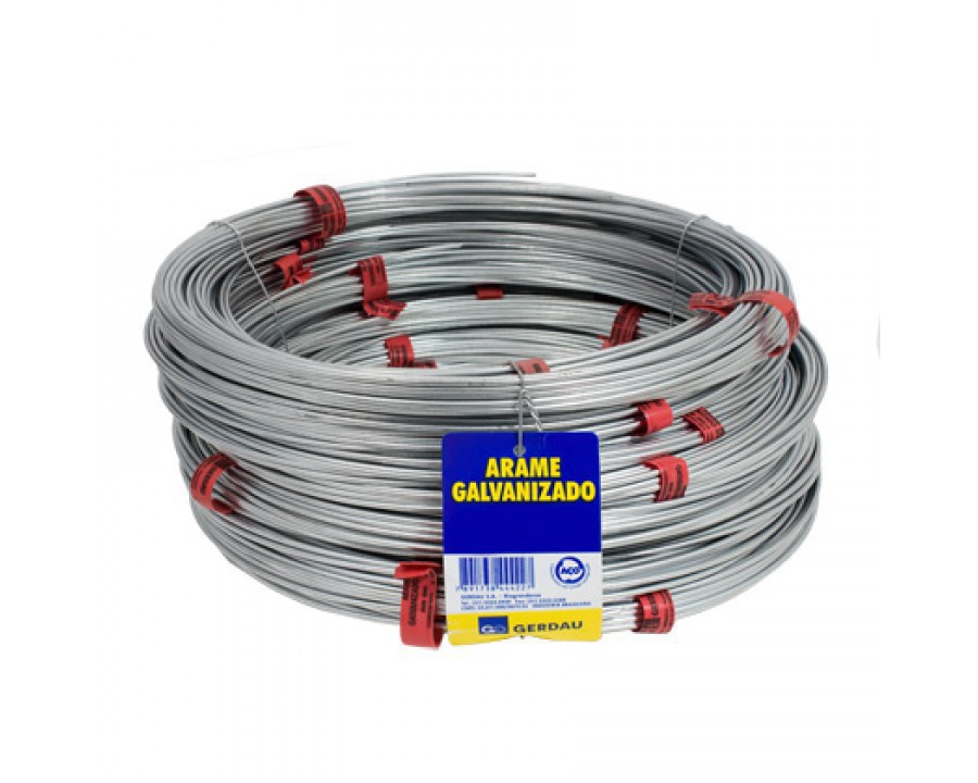 Arame galvanizado nº 8 4,19mm