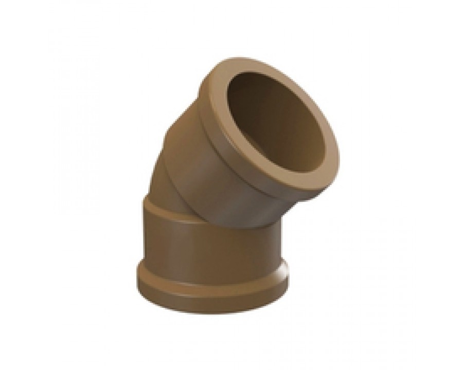 Joelho soldavel 45º plastilit 50mm