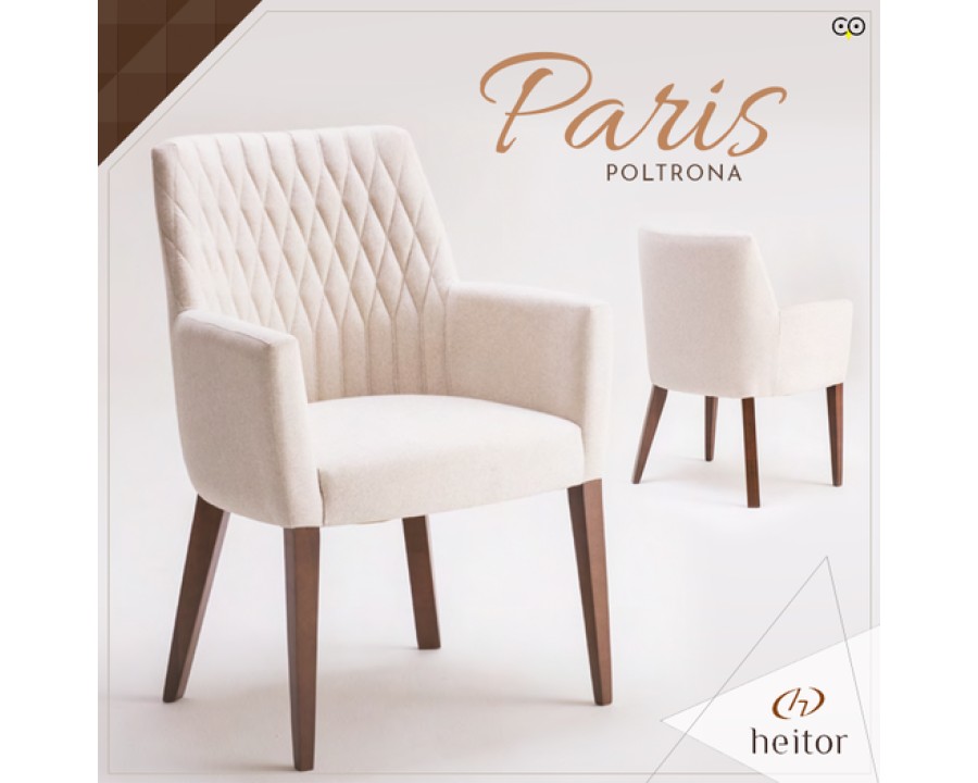 Poltrona heitor paris c/braco c/costura cp tec fr 517 tr 517 cd466c.0116