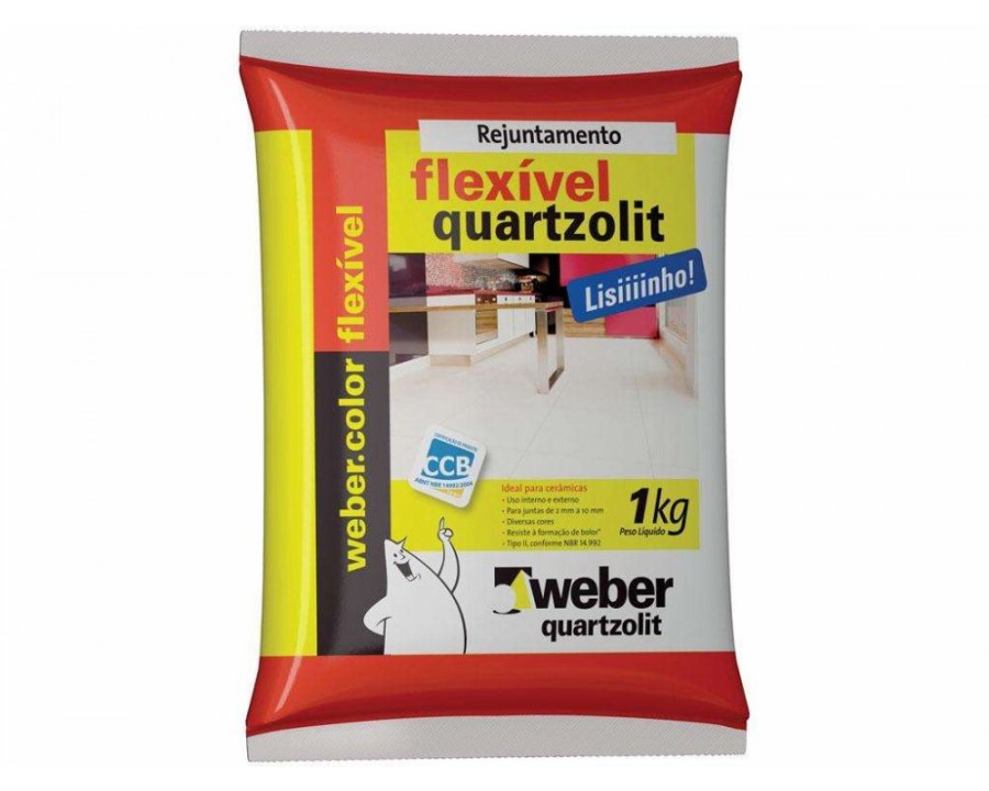 Rejunte quartzolit flexivel bege 1kg