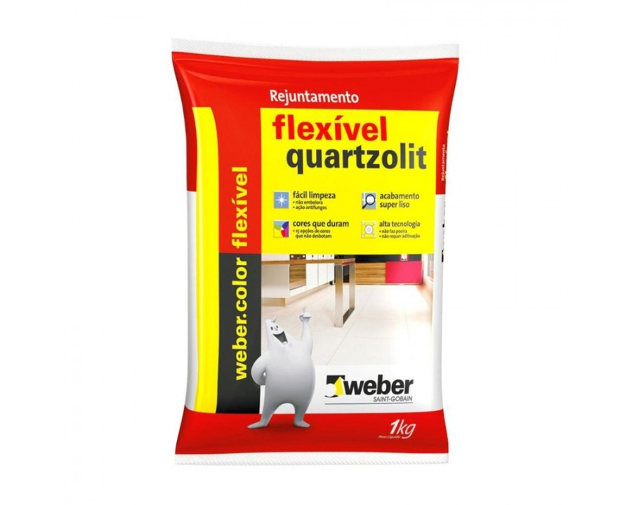 Rejunte quartzolit flexivel caramelo 1kg