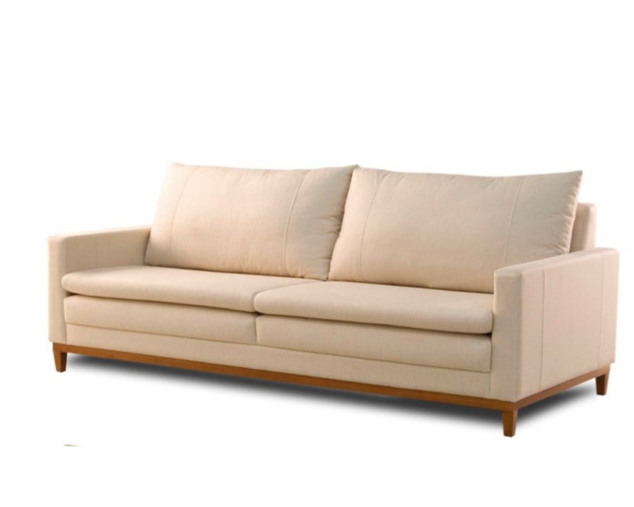 Sofá Temda Belize 2 lug (1,10) br (0,10) pd base madeira 2,40 paradise 32